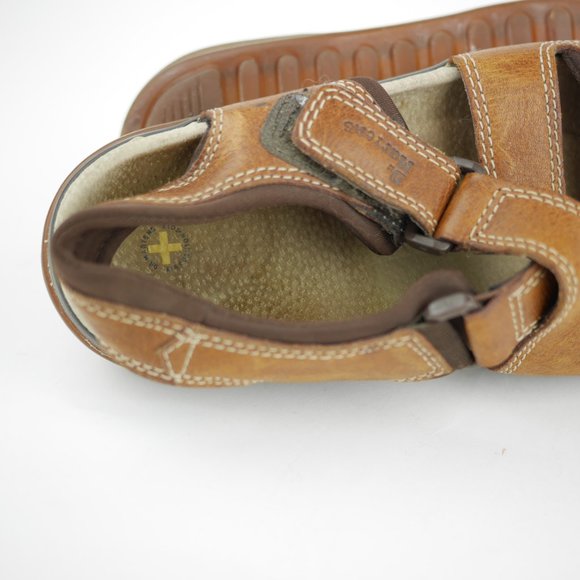 DR. MARTENS Brown leather sandals comfort shoes main image 5